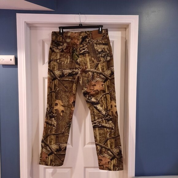 Vtg Wrangler Pro Gear Pants Mens 36x32 Camo Jeans Hunting Mossy